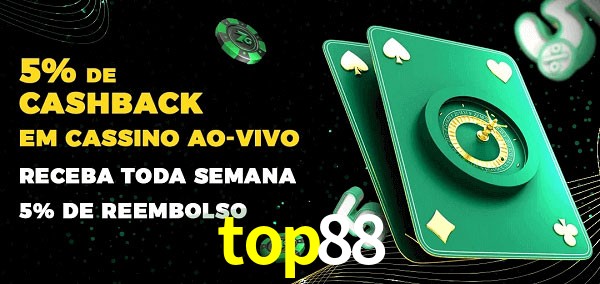Promoções do cassino ao Vivo top88